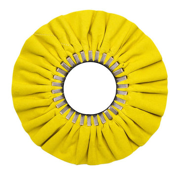 Airway Buffing wheel YELLOW No Center Plate 9 inch