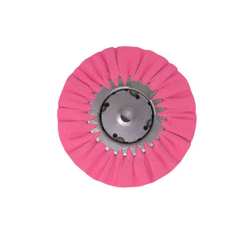 Airway Buffing wheel PINK Welded Center Plate 9 inch